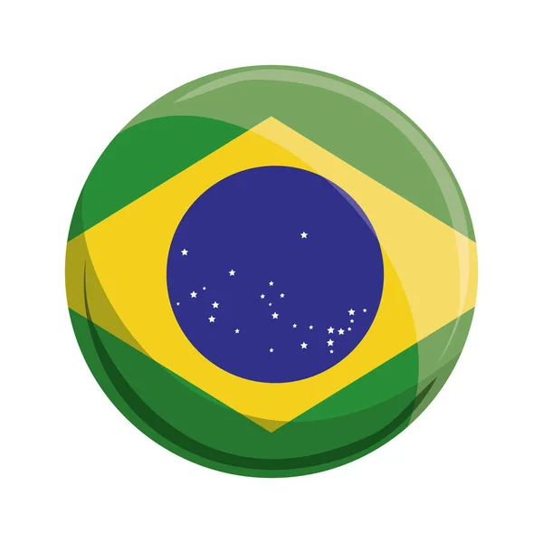 Brasilien symboler design — Stock vektor