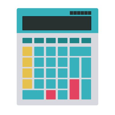 İzole hesap makinesi tasarım