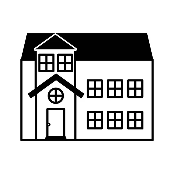 Huisbouw pictogram — Stockvector
