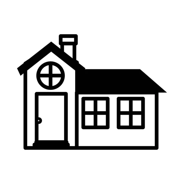 Home building icon — Stock Vector