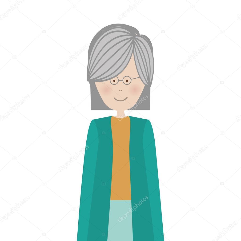 Cartoon old woman Stock Vector Image by ©grgroupstock #129453320