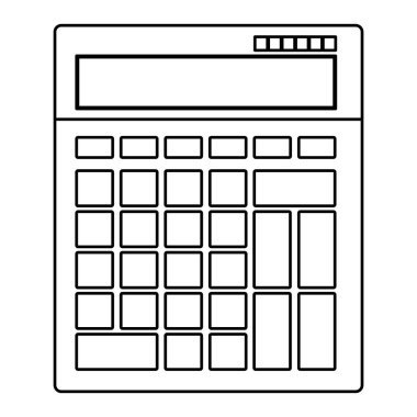 İzole hesap makinesi tasarım