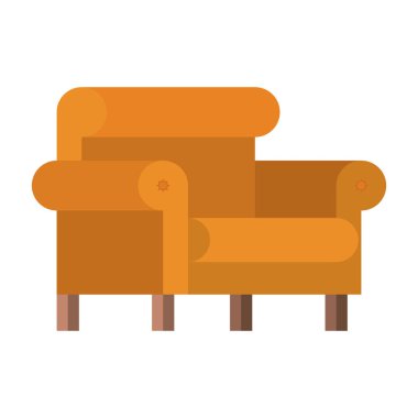 İzole rahat sandalye tasarımı