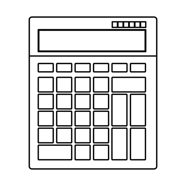 Isolated calculator design — Stock Vector