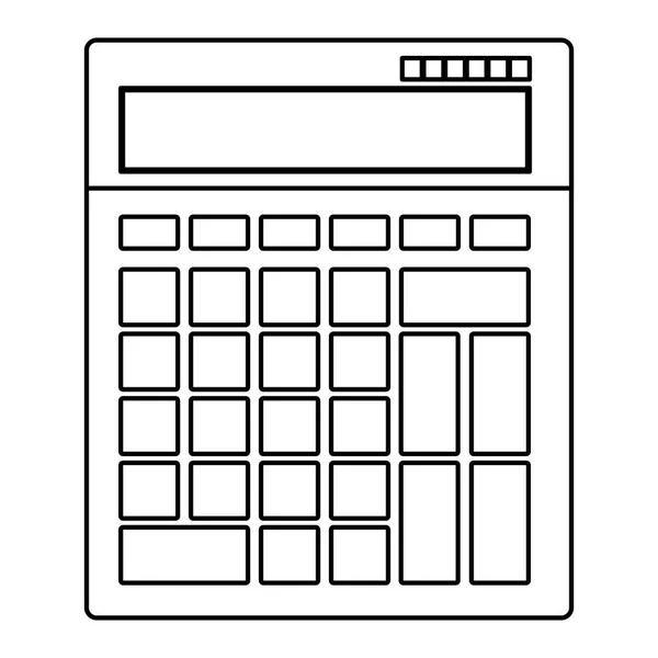 Isolated calculator design — Stock Vector