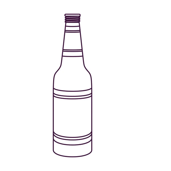 Geïsoleerde bier fles ontwerp — Stockvector