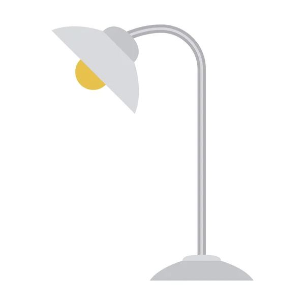 Progettazione della lampada domestica isolata — Vettoriale Stock