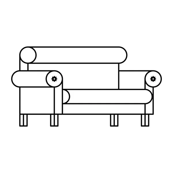 Design de cadeira confortável isolado —  Vetores de Stock