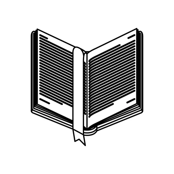 Design de livro isolado — Vetor de Stock
