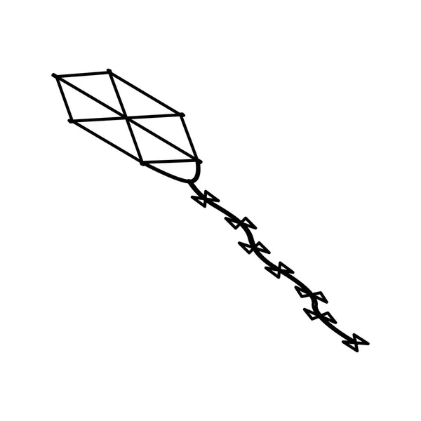 孤立した凧のデザイン — ストックベクタ