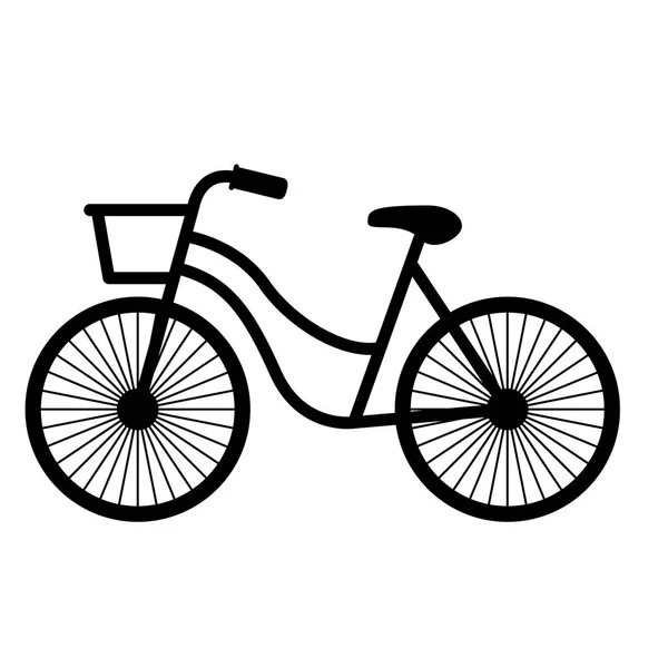 健康的なライフ スタイル デザインの自転車 — ストックベクタ