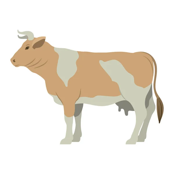 Vache bétail conception animale — Image vectorielle