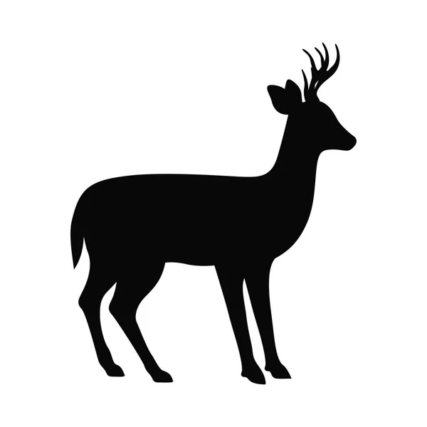 Hirsch Nutztiere Design — Stockvektor