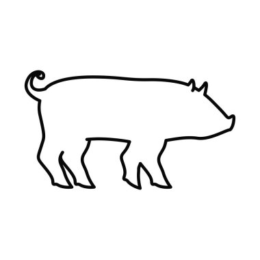 Domuz eti hayvancılık hayvan tasarım
