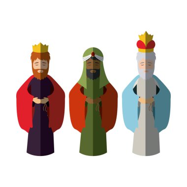 Üç wisemen cartoon tasarım