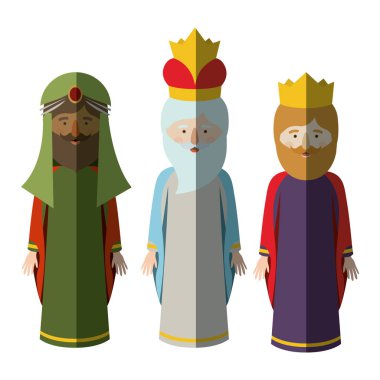 Üç wisemen cartoon tasarım