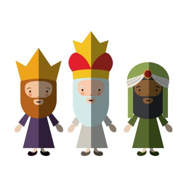 Üç wisemen cartoon tasarım