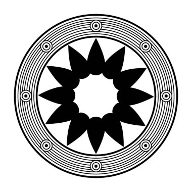 İzole siluet tasarlamak çiçek tasarım