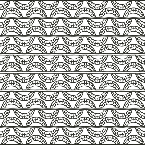 Boho noir et blanc conception de fond — Image vectorielle