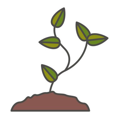 Yaprak tasarımı ile bitki