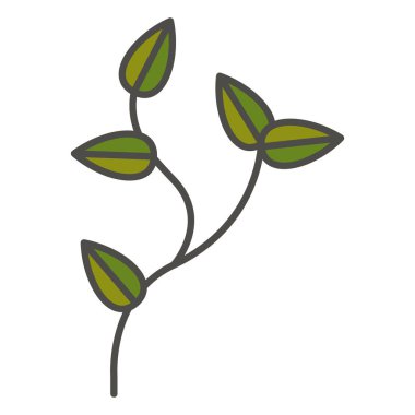 Yaprak tasarımı ile bitki