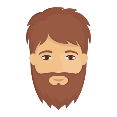 İzole edilmiş erkek çizgi film tasarımı