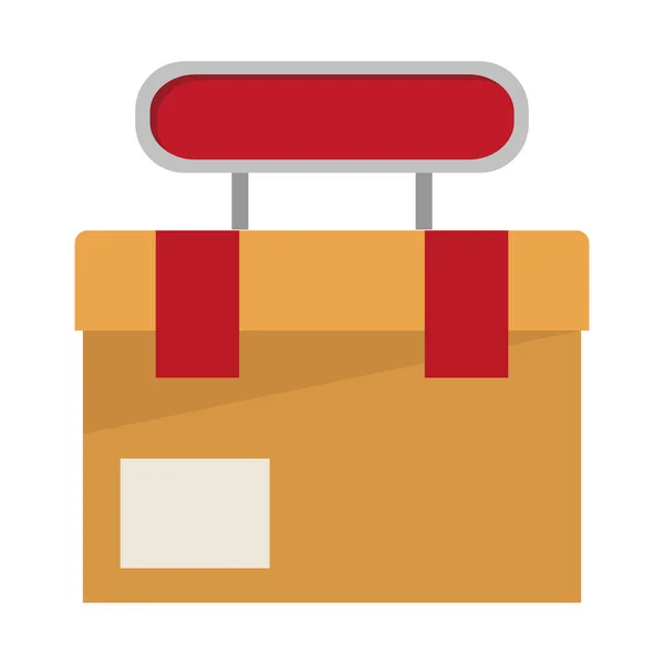 Design de pacote de entrega isolado — Vetor de Stock