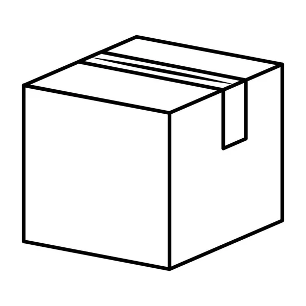 孤立的运送包装设计 — 图库矢量图片