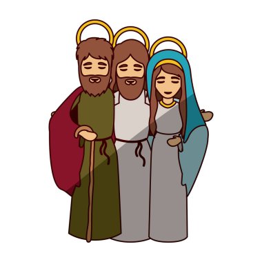 Mary joseph ve İsa'nın kutsal gece tasarım