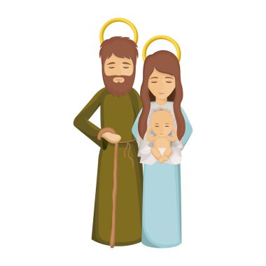 Mary joseph ve İsa'nın kutsal gece tasarım
