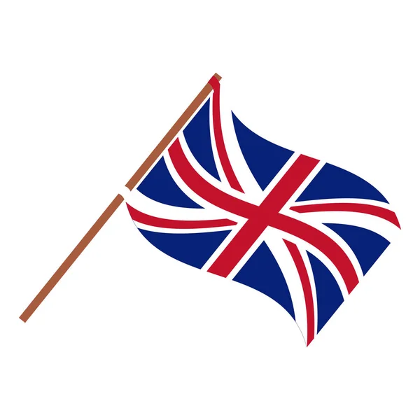 分離イギリス国旗をデザインします。 — ストックベクタ