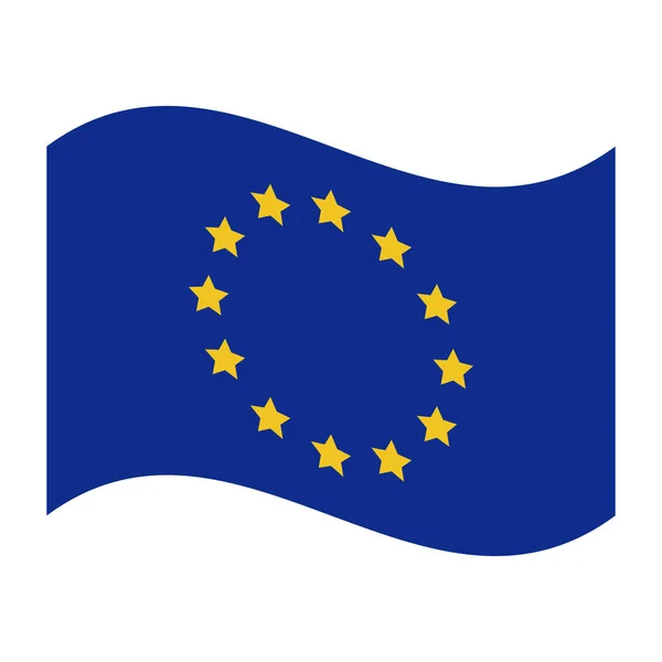 Diseño de unión europea aislado — Vector de stock
