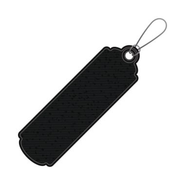 İzole siyah ve grunge etiket tasarımı