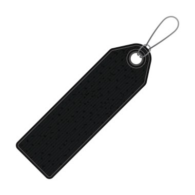 İzole siyah ve grunge etiket tasarımı