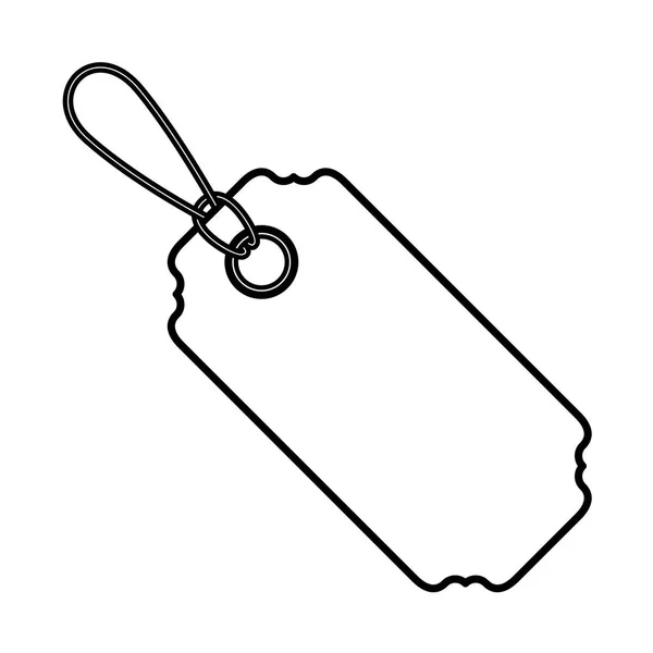 Diseño de etiqueta de silueta aislada — Vector de stock