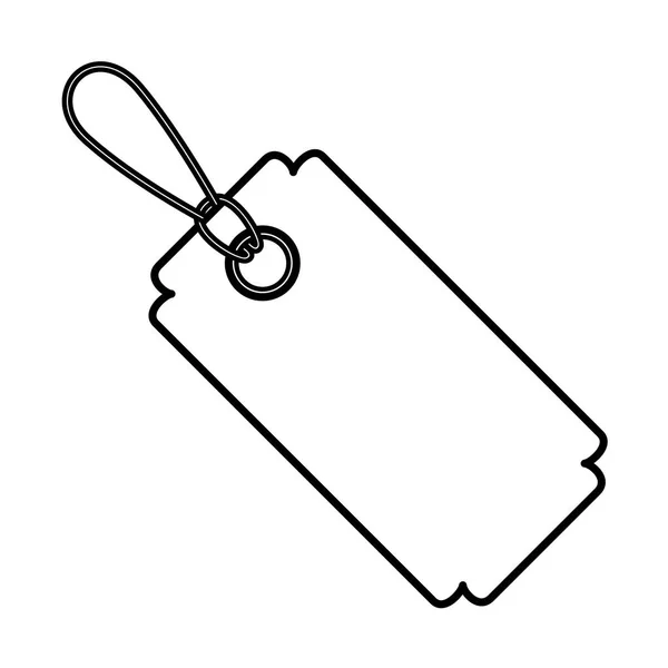 Diseño de etiqueta de silueta aislada — Vector de stock
