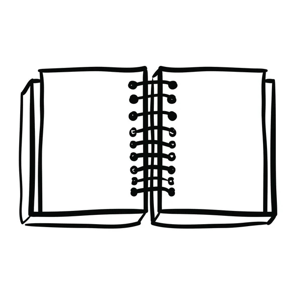 Дизайн ізольованого об'єкта книги — стоковий вектор
