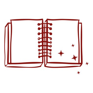 İzole kitap nesne tasarımı