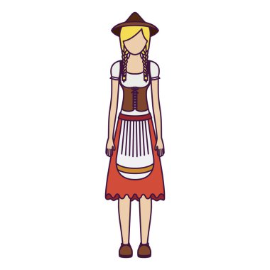 Almanya kültür izole oktoberfest simgesi