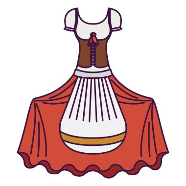 Almanya kültür izole oktoberfest simgesi