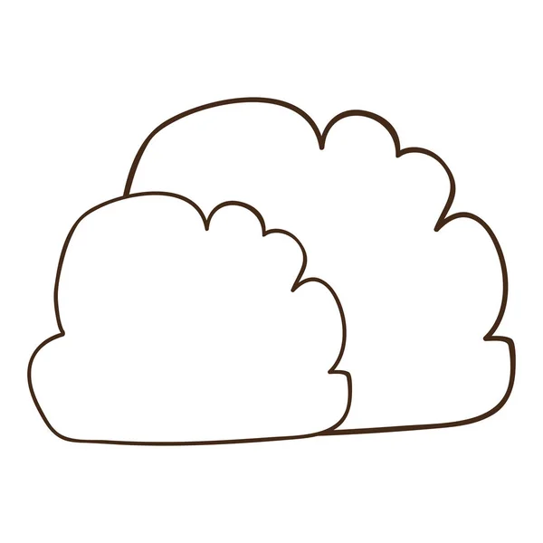 Forma de nube icono — Vector de stock