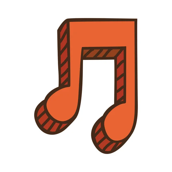 Musical note icon — Stock Vector