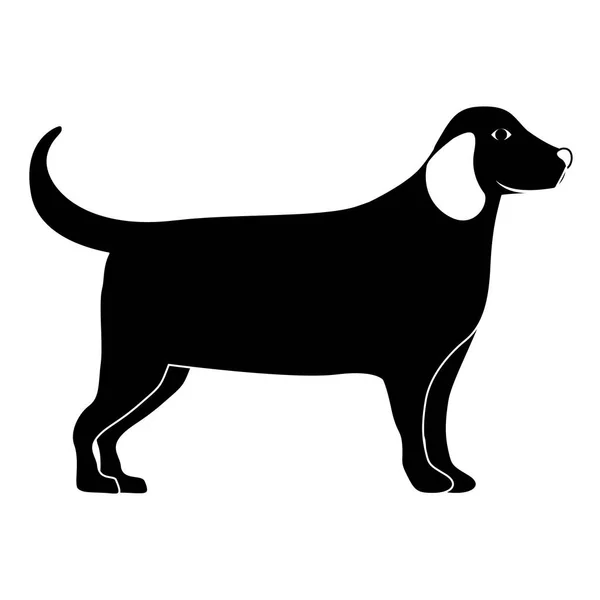 Ícone de cão animal, conceito de animal de estimação —  Vetores de Stock