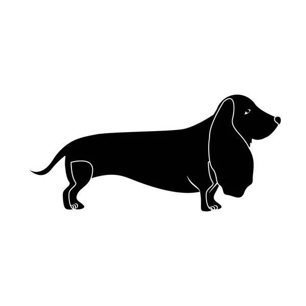 Icona animale cane, concetto animale domestico — Vettoriale Stock