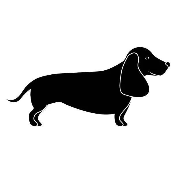 Animal de perro icono, concepto de mascota — Archivo Imágenes Vectoriales