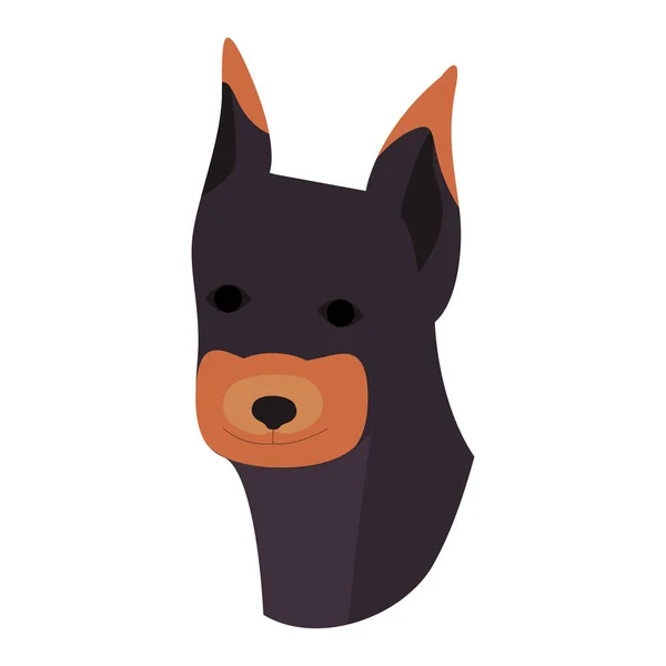 Ícone de cão animal, conceito de animal de estimação — Vetor de Stock