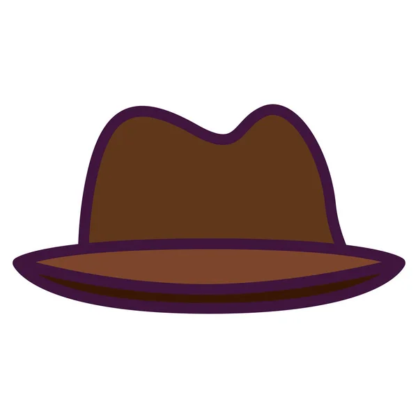 Conception de chapeau isolé — Image vectorielle