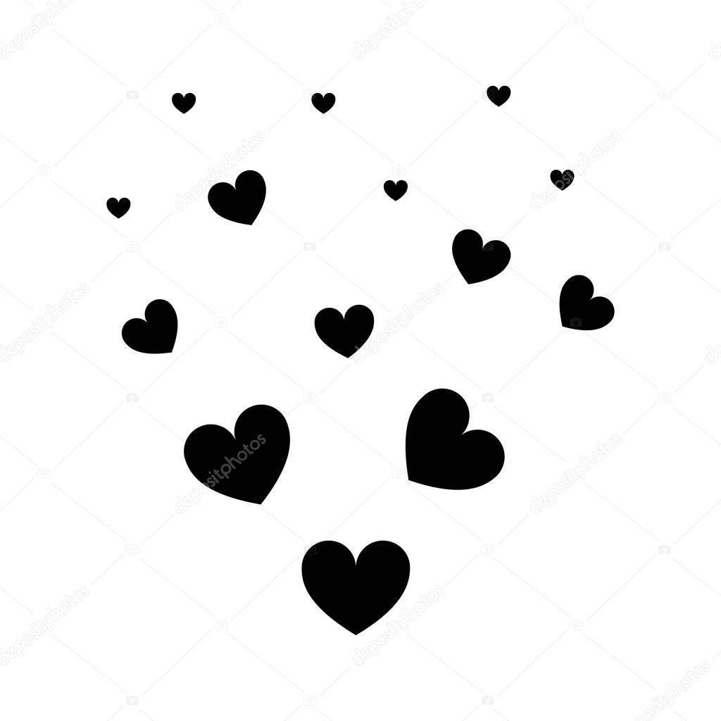 Download Silhouette of heart icon — Stock Vector © grgroupstock ...