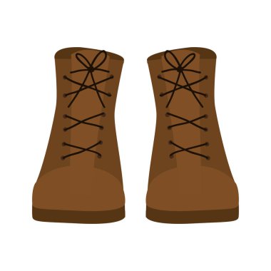 siluet boots kahverengi deri ile