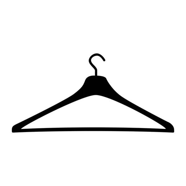 Ícone de cabide roupas — Vetor de Stock
